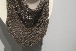 Serious neckwear rendered in sterling silver by Christine Bossler