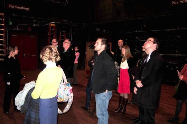 Theoroi Members had the opportunity to explore the Ordway's backstage prior to the performance