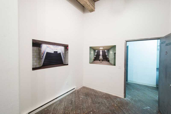 Another install shot of "Interruptions" by Victoria Lucas. Photo by Jaime Alvarez