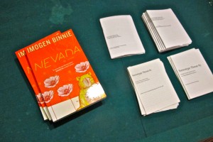 Nevada, a 2013 release from Topside Press, and Binnie's self-published 'zines on queer and trans-issues.