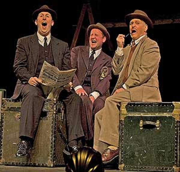 Weathervane Playhouse, "The 39 Steps," cast. Photo from www.akron.com