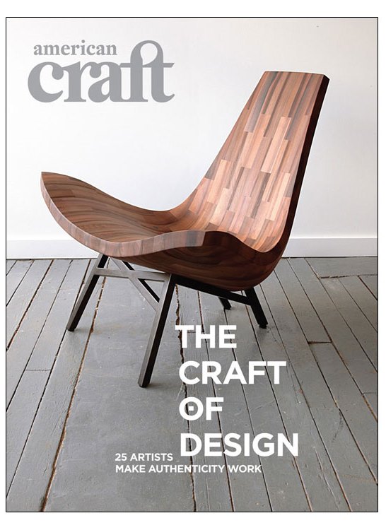 The bonus "design" issue for 2013, available online. Courtesy of American Craft magazine.