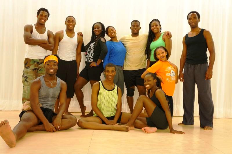 Artworks dance interns with instructor (right)