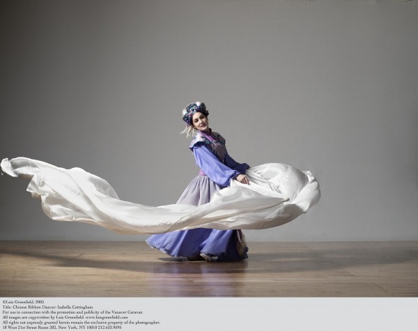 Vanaver Caravan, Chinese Ribbon Dancer: Isabella Cottingham. Photo by Lois Greenfield