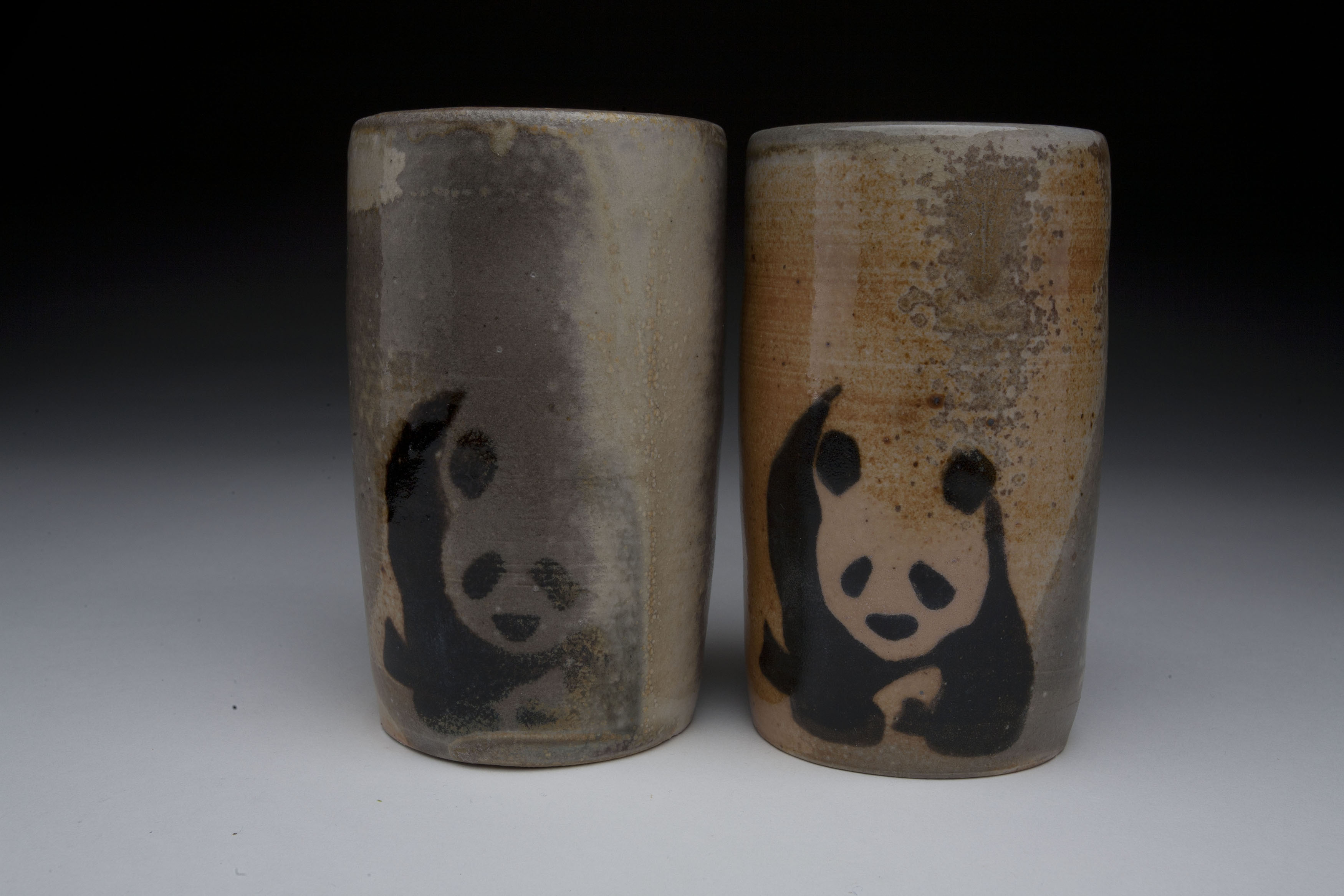 Panda cups by Nicole Roth