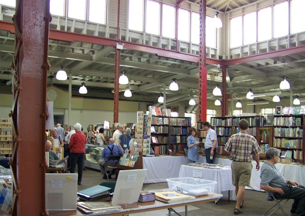 On site in the Progress Center for the 23rd Annual TC Antiquarian and Rare Book Fair. Photo by Susannah Schouweiler.