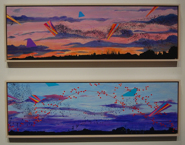 Deirdre Murphy, "Drifting Winds" (top) and "Day Break Song" (bottom).