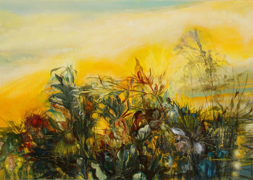 Magic Gold, Full Sun, 2011, 30 x 42, acrylic on canvas