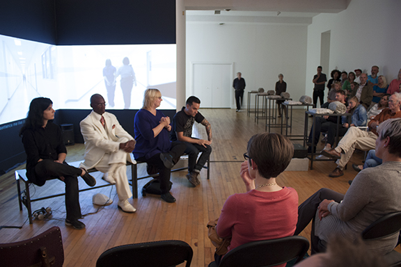 The opening night discussion panel for "Natural Life"