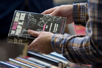 Photo from the Twin Cities Book Fest book fair, courtesy of Rain Taxi.