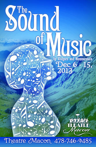 Theatre Macon&squot;s poster for "The Sound of Music."