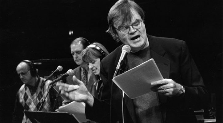"Radio Man" by Garrison Keillor. A (sold-out) staged reading directed by Ron Peluso is January 19.
