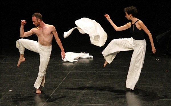Trisha Brown Dance Company, "I&squot;m going to toss my arms - if you catch them they&squot;re yours." Photo from www.trishabrowncompany.org