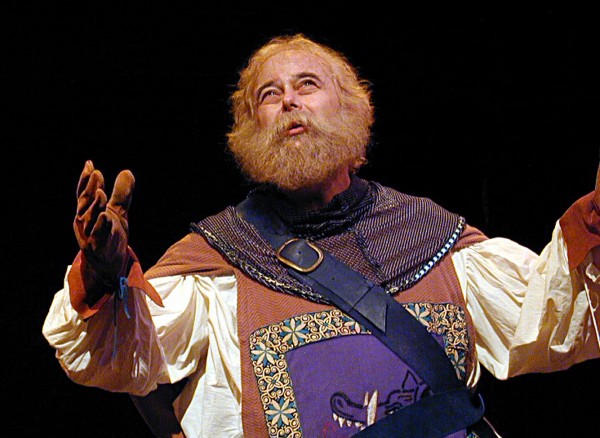 Terry Burgler as Falstaff in "Henry IV, Part One," Ohio Shakespeare Festival.