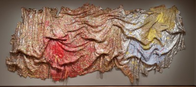 'Gravity and Grace,' (2010) by El Anatsui. (Photo by Andrew McAllister / Akron Art Museum)