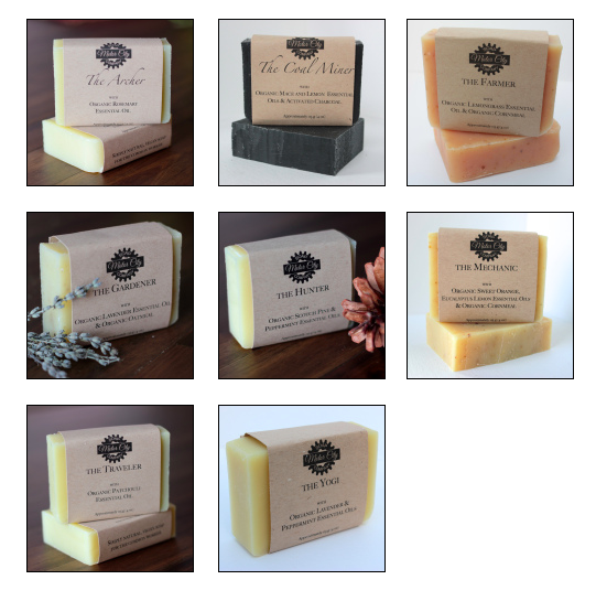 A wide array of fine Motor City Soap Company offerings. Photo courtesy of MSSC. 
