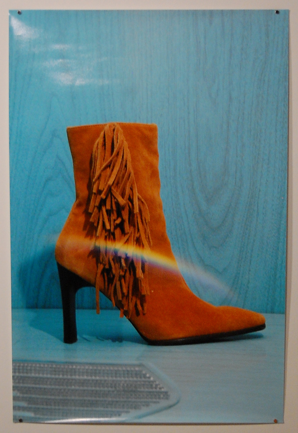 Tara White, "Das Frindge Boot (with rainbow)."
