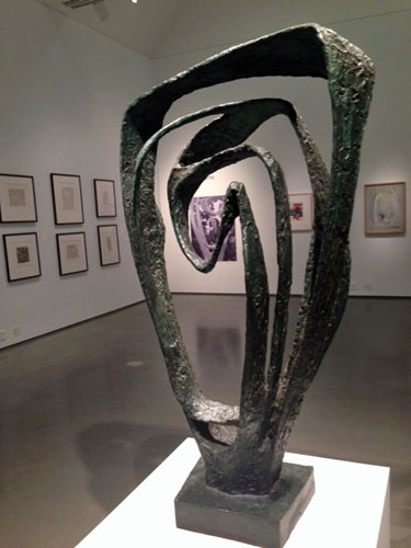 Barbara Hepworth "Gardne Sculpture (Model for Meridian)" 1958.