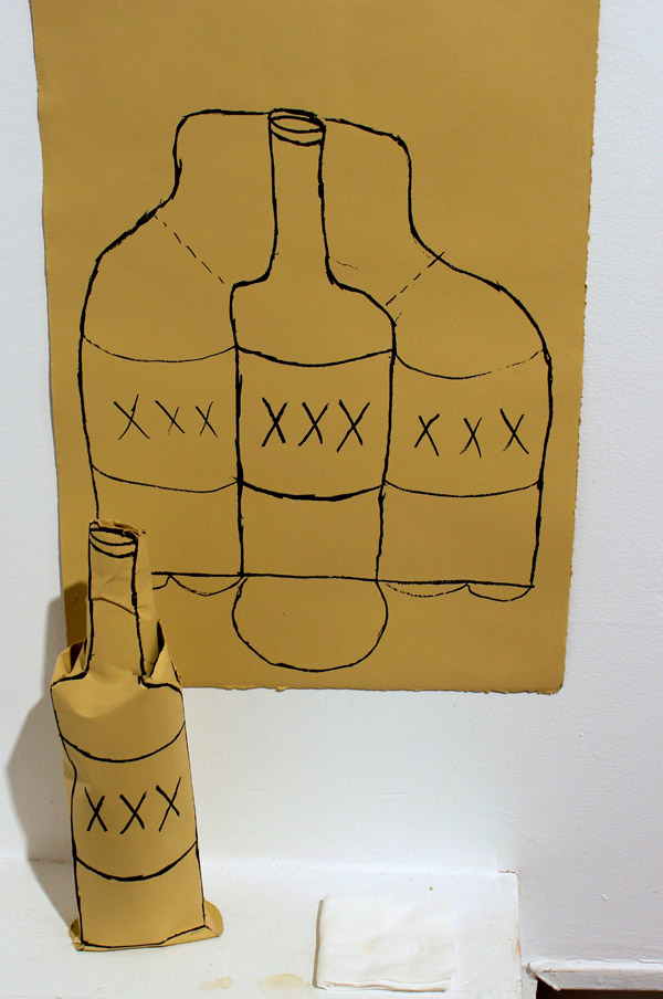 "Bottle Fold and Scotch" by Alexander Buzzolini.