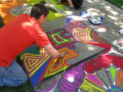 Sidewalk Chalk Festival at Tattnall Square Park - November 8.