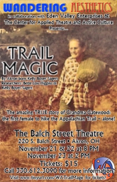 Wandering Aesthetics, "Trail Magic," poster.