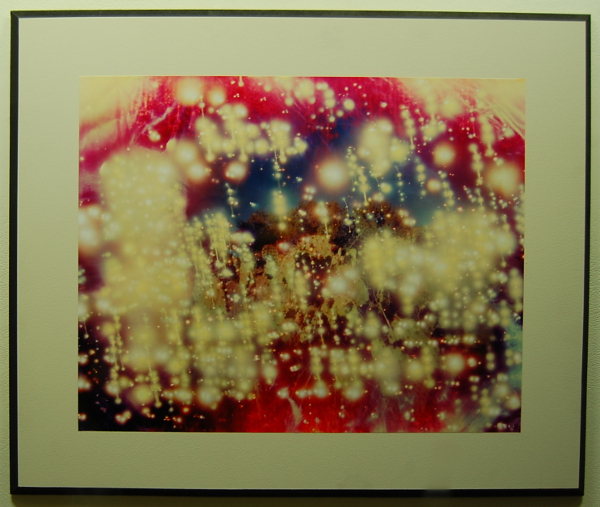 Scott McMahon and Ahmed Salvador, "Response Time #5 (Scanned enlargement of a New Mexico landscape taken with a pinhole camera. Then, wrapped in tinfoil and whimsy.)"