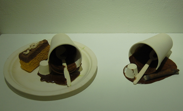 Victor Spinski, "Cake on the Plate" and "Spilled Cup."