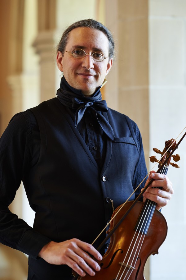 Olivier Brault, violinist. Photo courtesy of Apollo's Fire