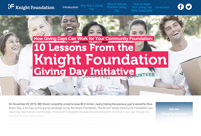 Best ways to plan & run a Giving Day