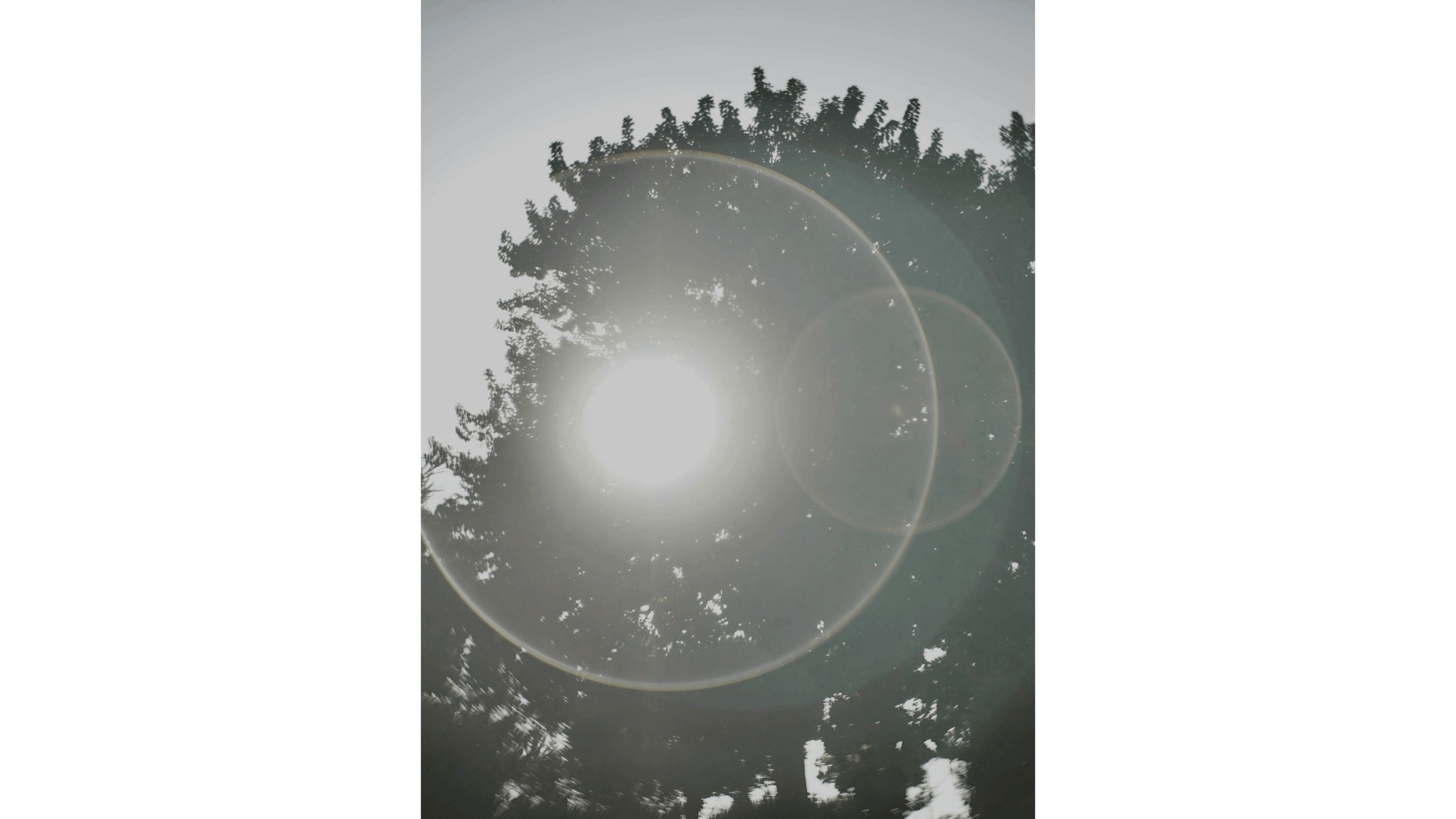 Photo of sun glare
